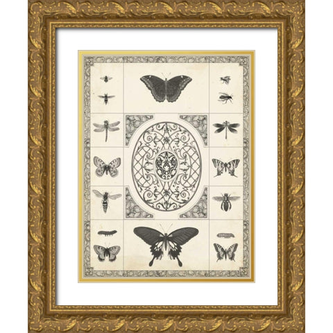 Natures Memento I Gold Ornate Wood Framed Art Print with Double Matting by Vision Studio