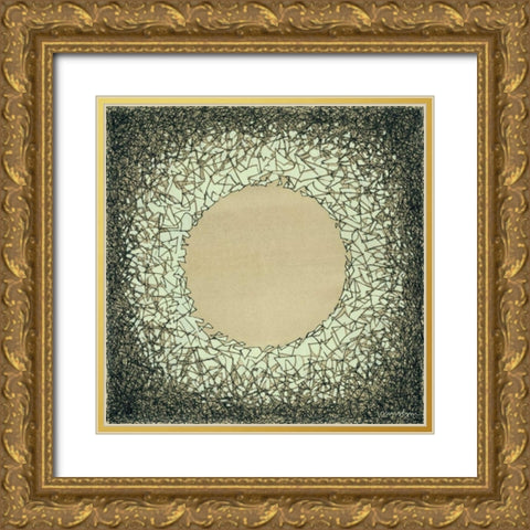 Lunar Eclipse I Gold Ornate Wood Framed Art Print with Double Matting by Lam, Vanna