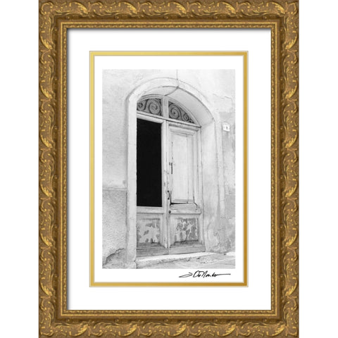 Humble Gold Ornate Wood Framed Art Print with Double Matting by DeNardo, Laura