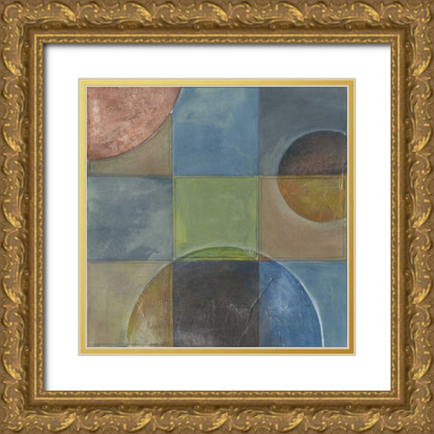 Circumspect IV Gold Ornate Wood Framed Art Print with Double Matting by Vess, June Erica