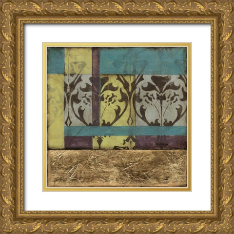 Jeweled Transom I Gold Ornate Wood Framed Art Print with Double Matting by Goldberger, Jennifer