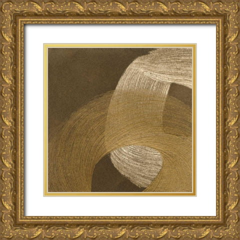 Revolution II Gold Ornate Wood Framed Art Print with Double Matting by Meagher, Megan