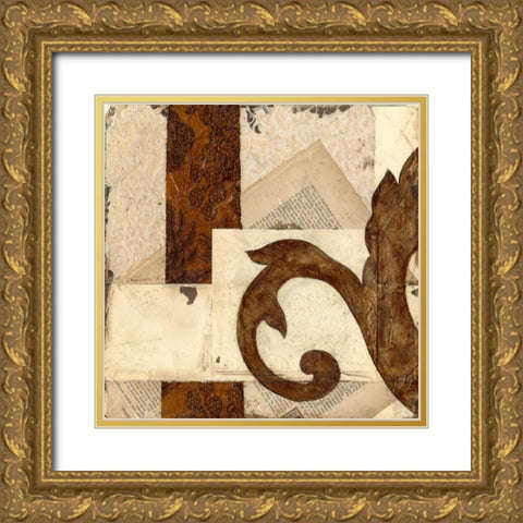 Vintage Romance II Gold Ornate Wood Framed Art Print with Double Matting by Goldberger, Jennifer