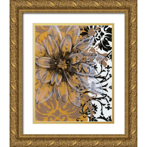 Jarmans Dress II Gold Ornate Wood Framed Art Print with Double Matting by Goldberger, Jennifer