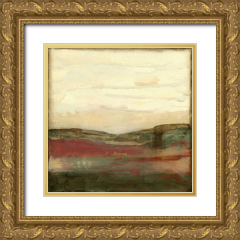 Horizon III Gold Ornate Wood Framed Art Print with Double Matting by Goldberger, Jennifer