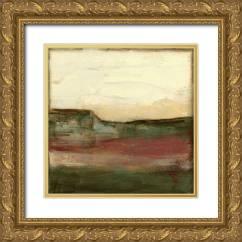 Horizon IV Gold Ornate Wood Framed Art Print with Double Matting by Goldberger, Jennifer