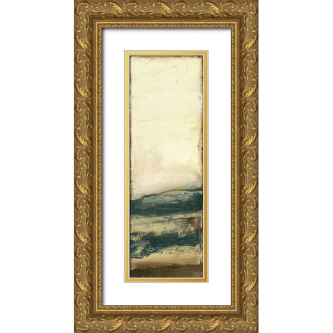 Horizon VI Gold Ornate Wood Framed Art Print with Double Matting by Goldberger, Jennifer