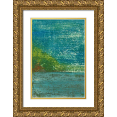 Eventide I Gold Ornate Wood Framed Art Print with Double Matting by Holland, Julie