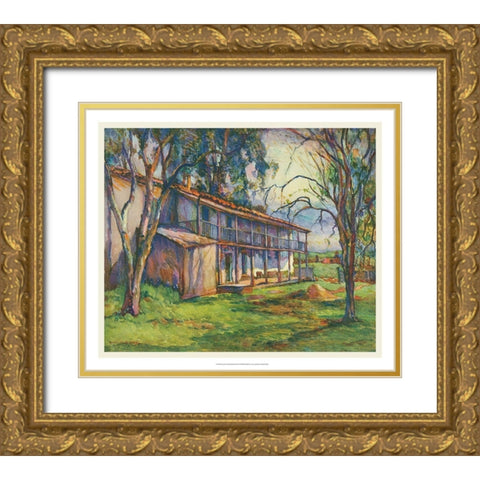 European Sketchbook VI Gold Ornate Wood Framed Art Print with Double Matting by Abdy, Rowena Meeks