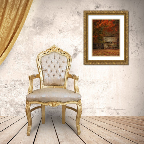 The Mill Gold Ornate Wood Framed Art Print with Double Matting by Head, Danny
