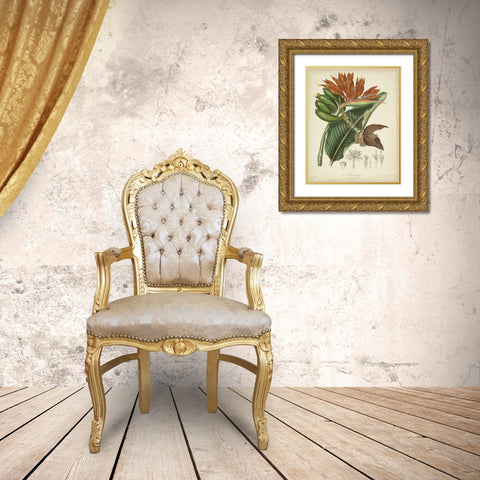 Twining Botanicals III Gold Ornate Wood Framed Art Print with Double Matting by Twining, Elizabeth