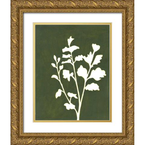 Four Seasons Foliage II Gold Ornate Wood Framed Art Print with Double Matting by Meagher, Megan