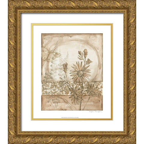 Twilight Meadow II Gold Ornate Wood Framed Art Print with Double Matting by Meagher, Megan