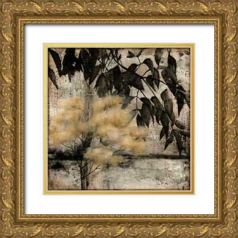 Natures Breath II Gold Ornate Wood Framed Art Print with Double Matting by Goldberger, Jennifer