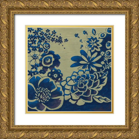 Kyoto Garden III Gold Ornate Wood Framed Art Print with Double Matting by Zarris, Chariklia