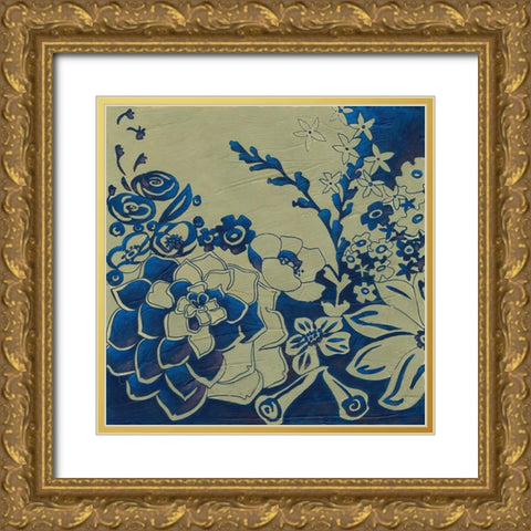 Kyoto Garden IV Gold Ornate Wood Framed Art Print with Double Matting by Zarris, Chariklia