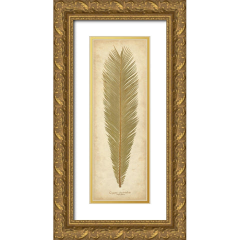 Sago Palm I Gold Ornate Wood Framed Art Print with Double Matting by Davis, Becky