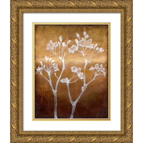 Sunset Silhouette II Gold Ornate Wood Framed Art Print with Double Matting by Goldberger, Jennifer