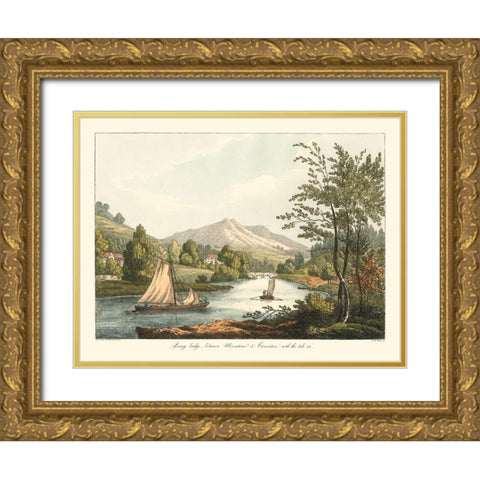 English Countryside II Gold Ornate Wood Framed Art Print with Double Matting by Wilkenson, Joseph