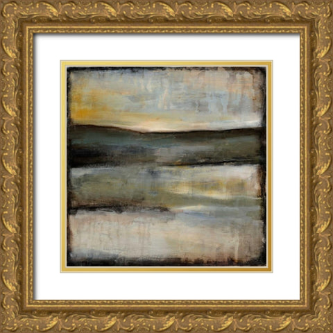 Misty Horizon III Gold Ornate Wood Framed Art Print with Double Matting by Goldberger, Jennifer