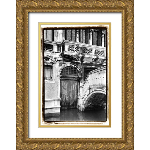 Venetian Doorway Gold Ornate Wood Framed Art Print with Double Matting by DeNardo, Laura
