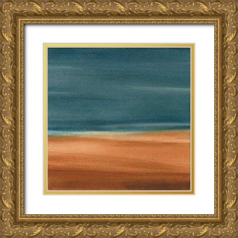 Coastal Vista VIII Gold Ornate Wood Framed Art Print with Double Matting by Harper, Ethan