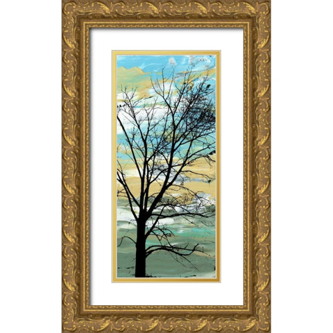 December Morning II Gold Ornate Wood Framed Art Print with Double Matting by Ludwig, Alicia