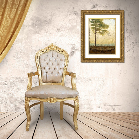 Soliloquy I Gold Ornate Wood Framed Art Print with Double Matting by Meagher, Megan