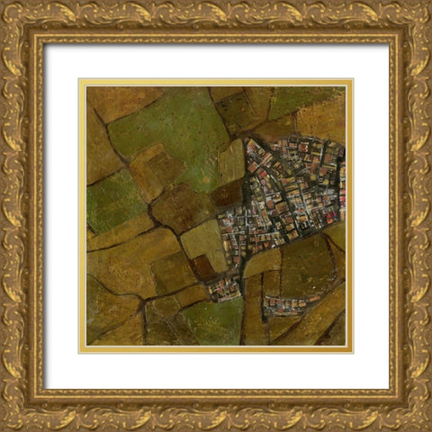 High Altitude I Gold Ornate Wood Framed Art Print with Double Matting by Fagalde, Jarman