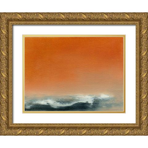Rise VIII Gold Ornate Wood Framed Art Print with Double Matting by Gordon, Sharon