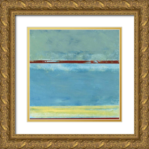 Paths VIII Gold Ornate Wood Framed Art Print with Double Matting by Gordon, Sharon