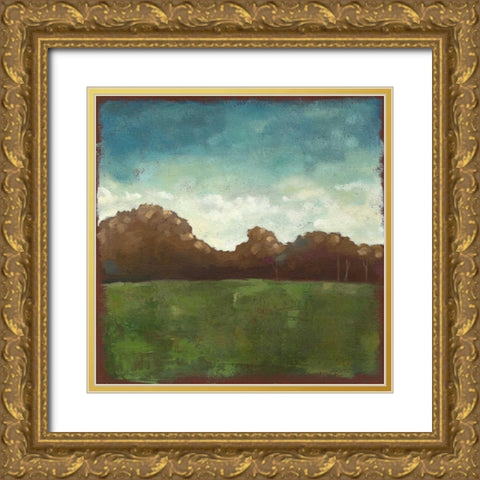 Rural Retreat IX Gold Ornate Wood Framed Art Print with Double Matting by Zarris, Chariklia