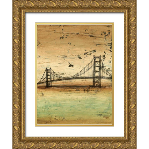 Traverse II Gold Ornate Wood Framed Art Print with Double Matting by Harper, Ethan