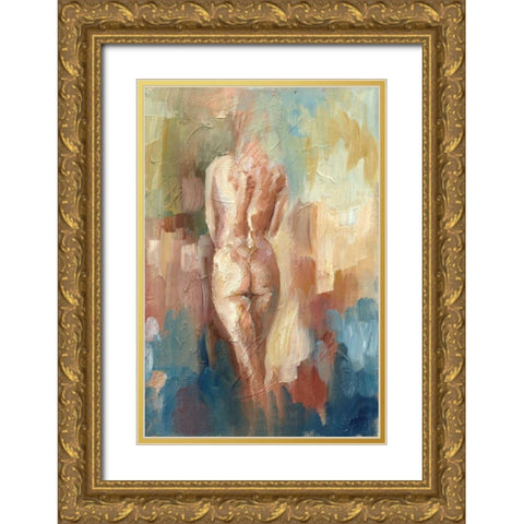 Amanda I Gold Ornate Wood Framed Art Print with Double Matting by Harper, Ethan