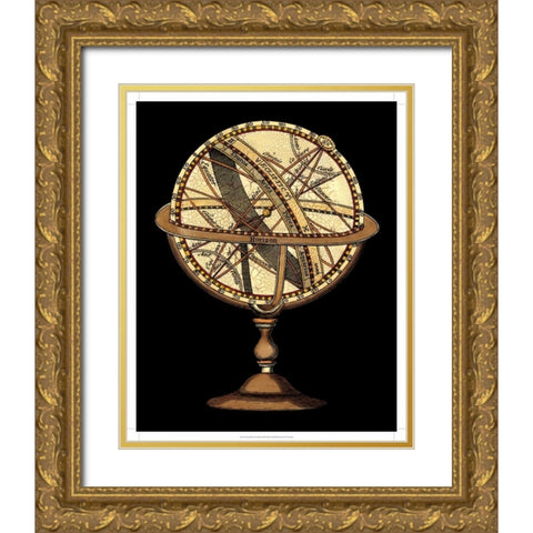 Sphere of the World II Gold Ornate Wood Framed Art Print with Double Matting by Vision Studio