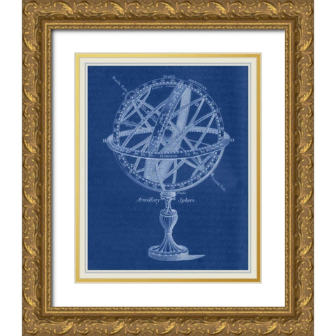 Armillary Sphere I Gold Ornate Wood Framed Art Print with Double Matting by Vision Studio