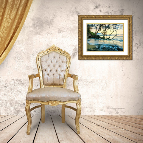 Reaching for the Sea II Gold Ornate Wood Framed Art Print with Double Matting by Head, Danny