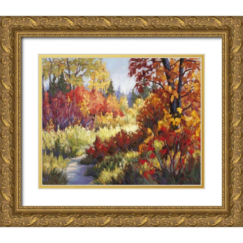 Forever More Gold Ornate Wood Framed Art Print with Double Matting by Pfannmuller, A. A.