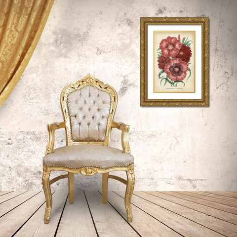 Summer Medley II Gold Ornate Wood Framed Art Print with Double Matting by Severeyns