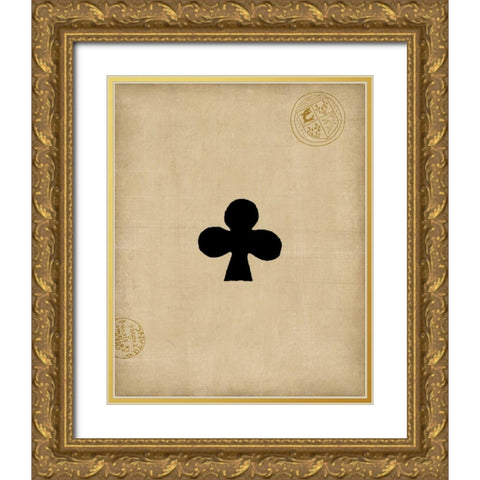Club Gold Ornate Wood Framed Art Print with Double Matting by Vision Studio