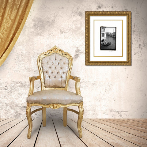 Waterways of Venice VI Gold Ornate Wood Framed Art Print with Double Matting by DeNardo, Laura