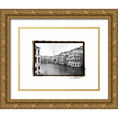 Waterways of Venice XII Gold Ornate Wood Framed Art Print with Double Matting by DeNardo, Laura