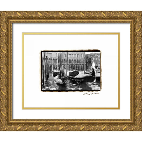Waterways of Venice XIV Gold Ornate Wood Framed Art Print with Double Matting by DeNardo, Laura