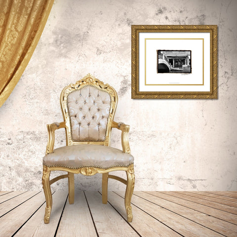 A Venetian Stroll I Gold Ornate Wood Framed Art Print with Double Matting by DeNardo, Laura