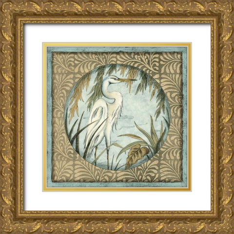 Quiet Elegance I Gold Ornate Wood Framed Art Print with Double Matting by Slocum, Nancy