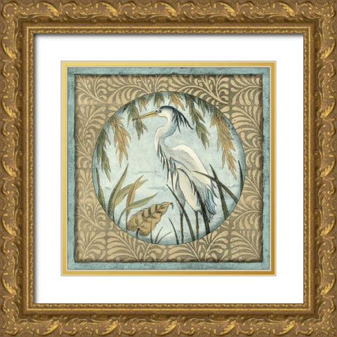 Quiet Elegance II Gold Ornate Wood Framed Art Print with Double Matting by Slocum, Nancy