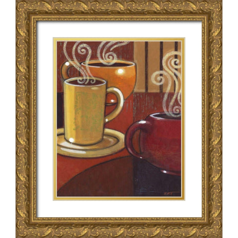 Wake Up Call II Gold Ornate Wood Framed Art Print with Double Matting by Wyatt Jr., Norman