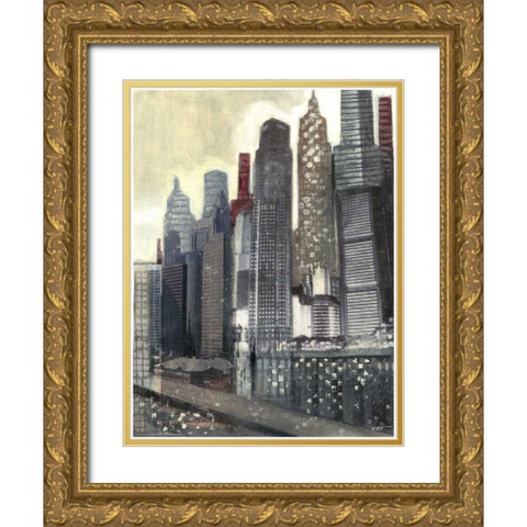 Urban Landscape II Gold Ornate Wood Framed Art Print with Double Matting by Wyatt Jr., Norman