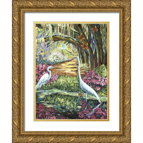 Magical Moment II Gold Ornate Wood Framed Art Print with Double Matting by Vitaletti, Carolee