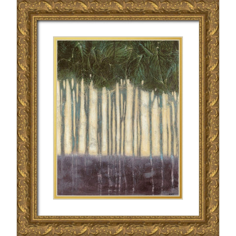 Sunlit Rainforest II Gold Ornate Wood Framed Art Print with Double Matting by Wyatt Jr., Norman